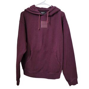 Barry's Size M Garnet (more of a wine color) Hoodie Sweatshirt, Gently Used